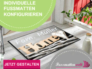 - W Ε R Β U Ν G - Bild: fussmatte-individuell.de